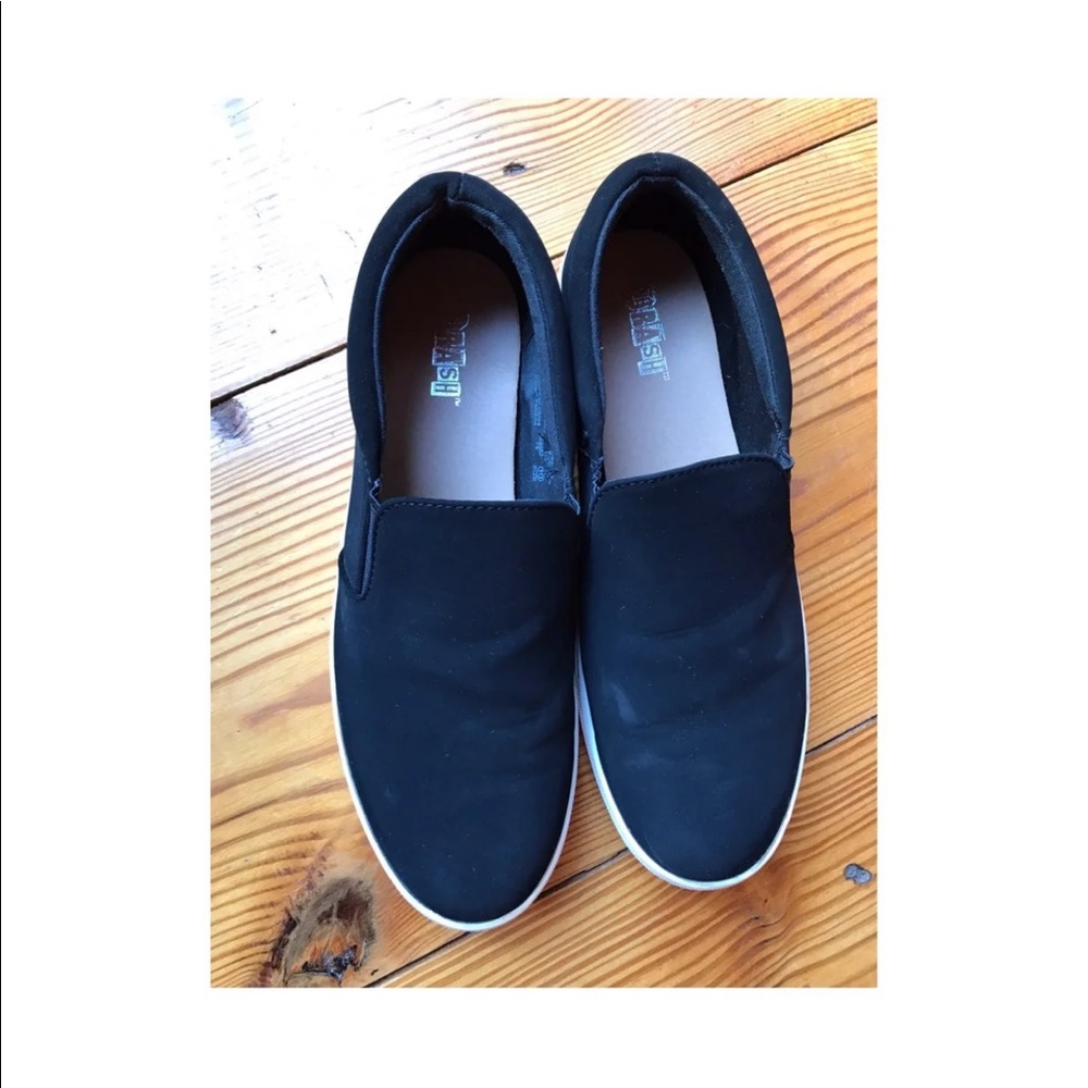 Black Slip Ons